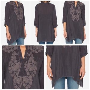 Johnny Was Gray Minna Tunic XL, EUCWT
